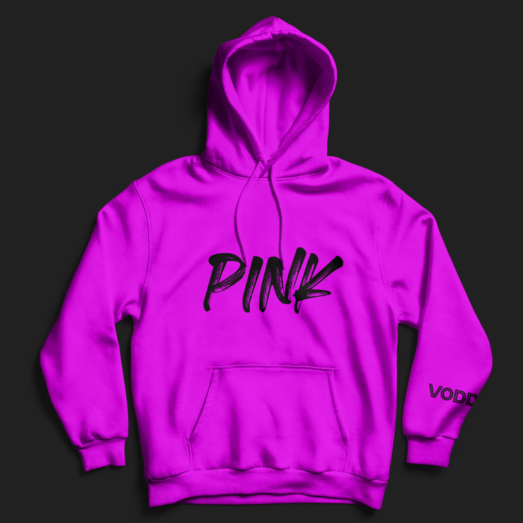 VODDY PINK Logo Hoodie